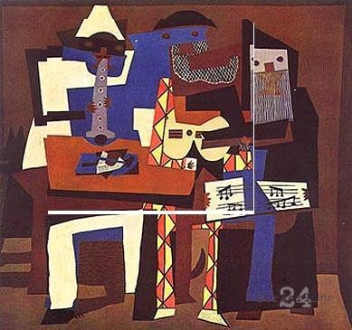 Pablo Picasso, I tre musici (1921), MoMa, New York